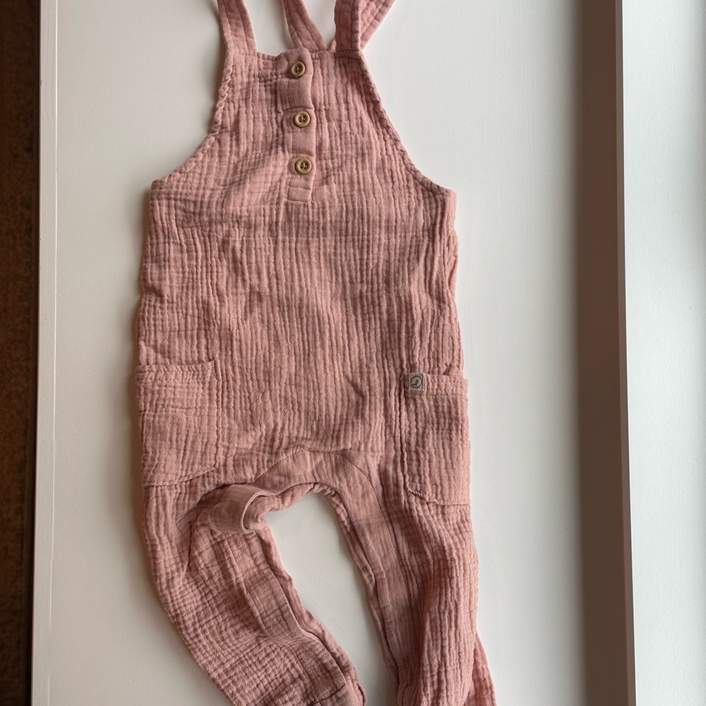 Pink Kids Overalls